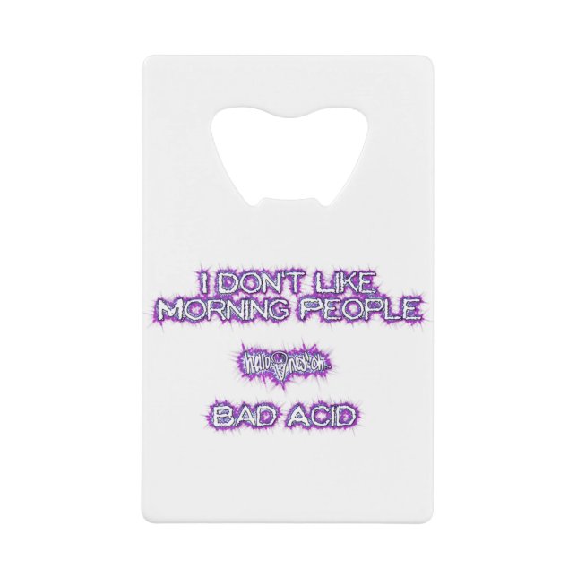 I don't like morning people (Front)