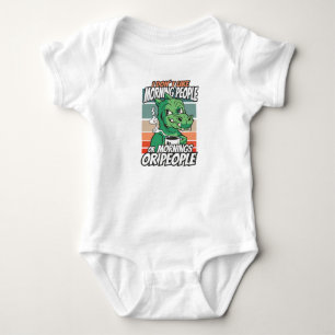I don't like morning people or mornings or people baby bodysuit