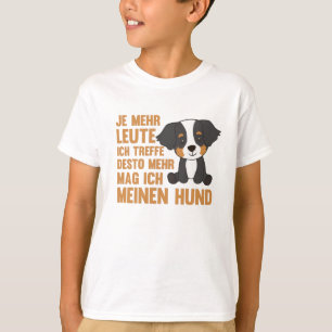 I Don't Like People, Just My Dog T-Shirt