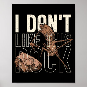 I Don't Like This Rock Marcus The Worm Meme Funny  Poster