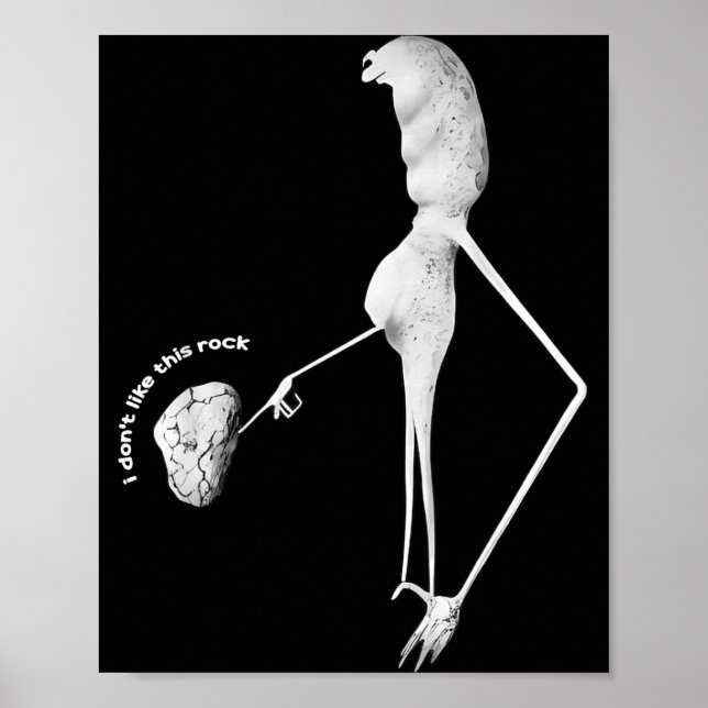 I Don't Like This Rock Marcus The Worm Meme Men Wo Poster (Front)