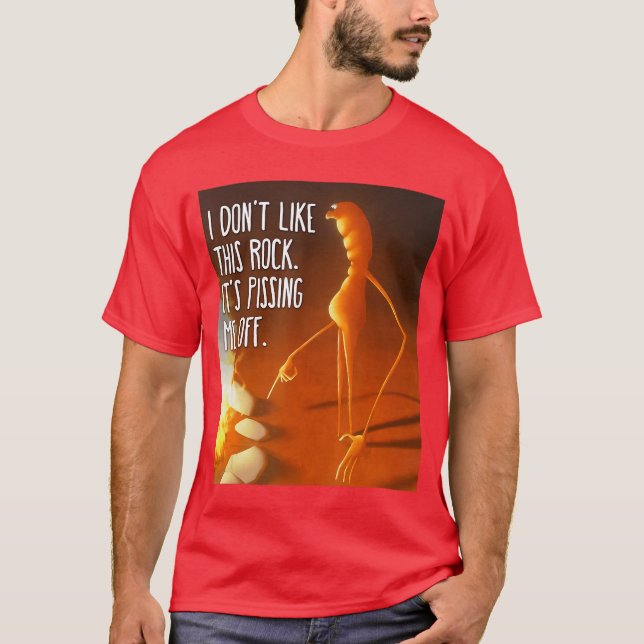 I Dont Like This Rock Marcus The Worm T-Shirt (Front)