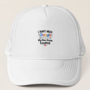 I Don't Need Google My Mom Knows Everything - MUG Trucker Hat