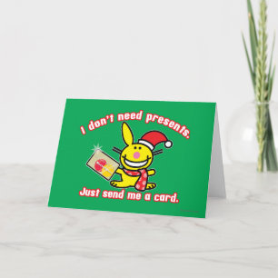 I Don't Need Presents Holiday Card