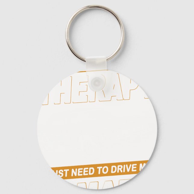 I DON'T NEED THERAPY Chevrolet Camaro 1966 To 68 Key Ring (Front)