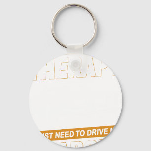 I DON'T NEED THERAPY Dodge Charger 1971 Key Ring