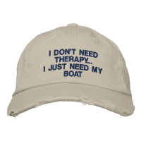 I don't need therapy. I just need my boat - funny