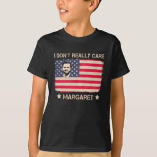 I Dont Really Care Us American Flag T-Shirt
