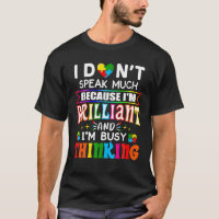 I Dont Speak Much Brilliant Autism Autistic Boys G