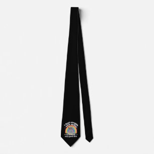 I Dont Struggle With Autism Autistic Funny Racoon Tie