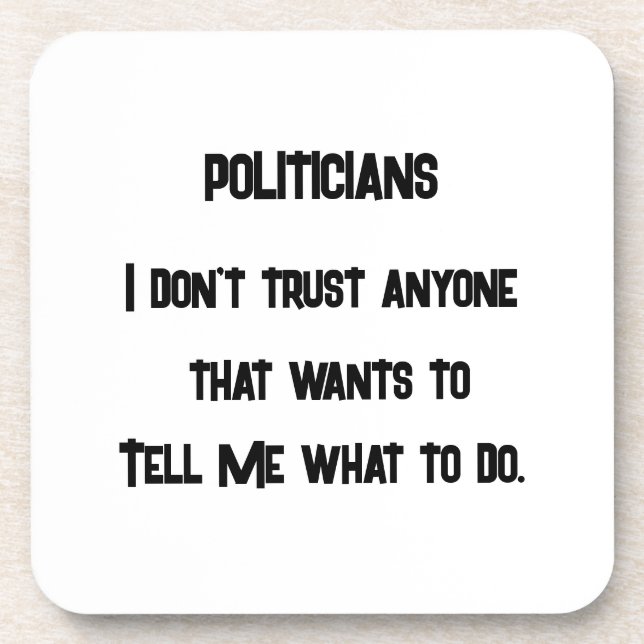 I Don't Trust Coaster (Front)