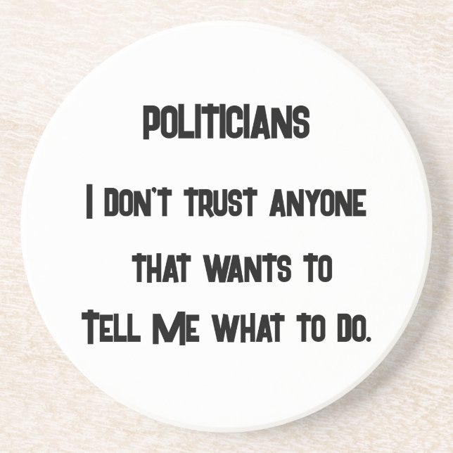 I Don't Trust Coaster (Front)