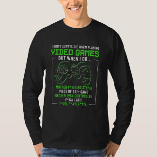 I Don't Video Games Gaming Funny Gamer  Boy & Teen T-Shirt