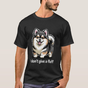 I Donu2019t Give A Fluff Funny Pomsky Dog Lovere T-Shirt
