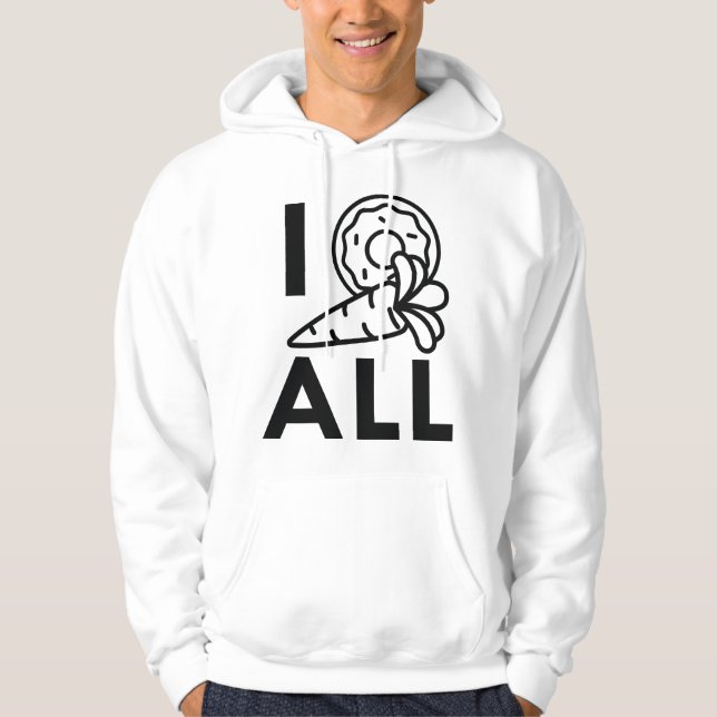 I Doughnut Carrot All Hoodie (Front)