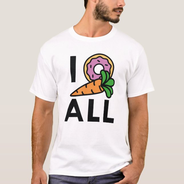 I Doughnut Carrot All T-Shirt (Front)
