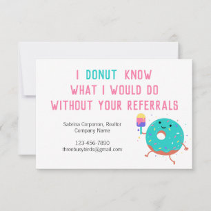 I doughnut know what I would do without you RSVP Card