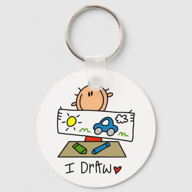 I Draw Key Ring (Front)