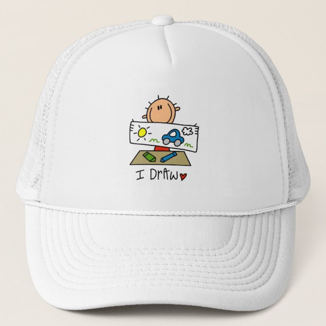 I Draw Trucker Hat (Front)