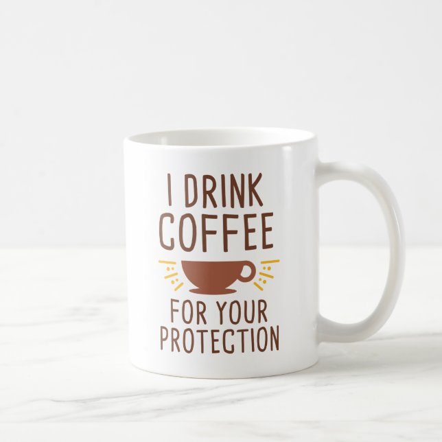I Drink Coffee Mug (Right)