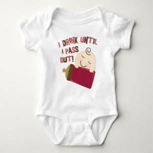 I Drink Until I Pass Out Baby Bodysuit