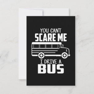 I Drive A Bus RSVP Card