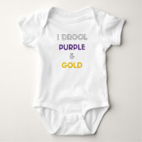 I Drool Purple and Gold