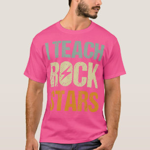 I each Rockstars Funny Music eacher Back to Schoo T-Shirt