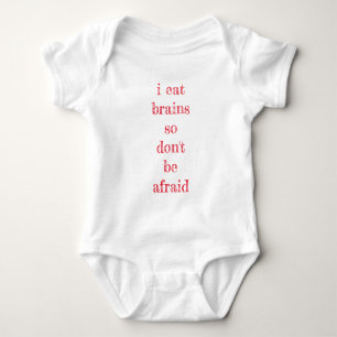i eat brains baby bodysuit