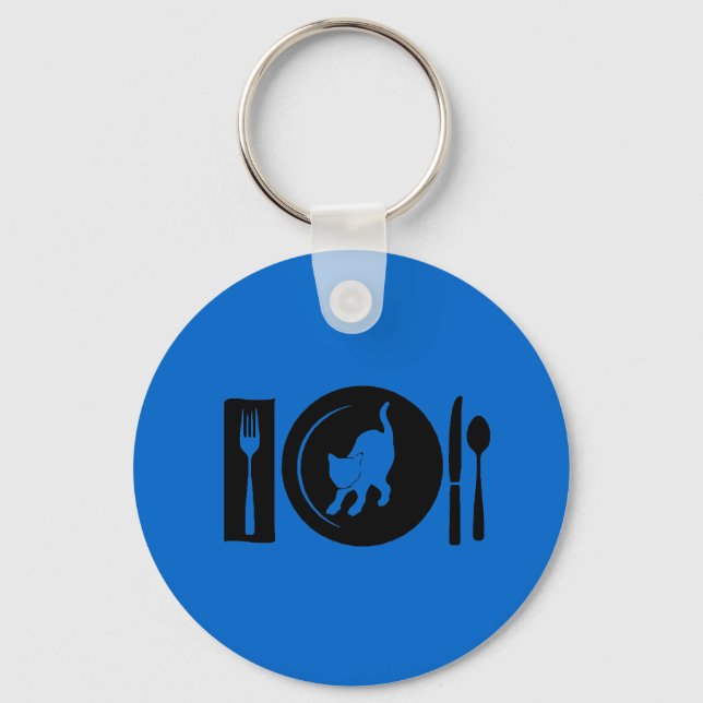 I eat ... key ring (Front)