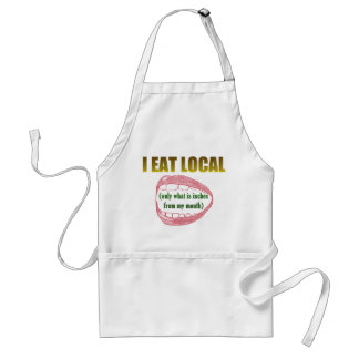 I Eat Local Standard Apron