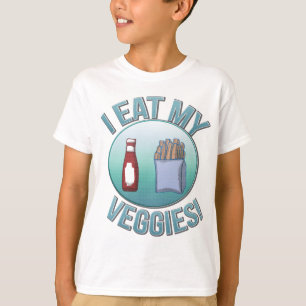 I Eat My Veggies Kids Shirt