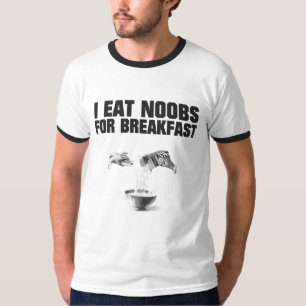 I Eat Noobs for Breakfast Cereal Bowl T-Shirt