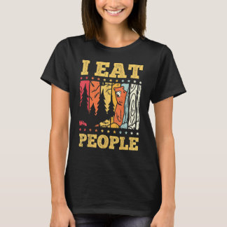 I Eat People Camping Hiking Bear T-Shirt