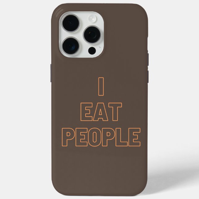 i eat people Case-Mate iPhone case (Back)
