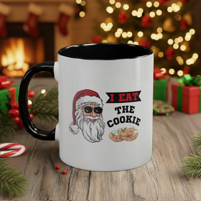 I Eat The Cookie Funny Dirty Joke Santa Christmas Mug (I Eat The Cookie Funny Dirty Joke Santa Christmas Mug
)