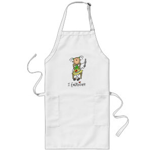 I Embroider Tshirts and Gifts Long Apron
