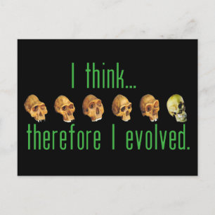 I Evolved Postcard