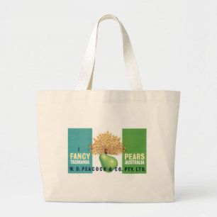 I Fancy Pears Large Tote Bag