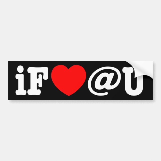 I Fart at You Bumper Sticker (Front)