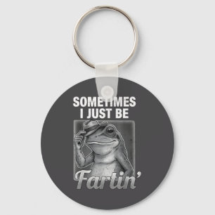 I Farting Frog Sometimes Just Fartin Fart Laugh Key Ring