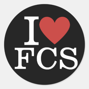 I ❤️ FCS Family and Consumer Sciences Classic Round Sticker