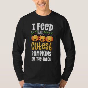 I Feed The Cutest Pumpkins In The Patch Lunch Lady T-Shirt
