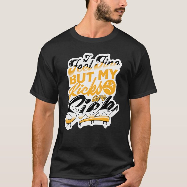I Feel Fine Streetwear Del Sol 13s Matching T-Shirt (Front)