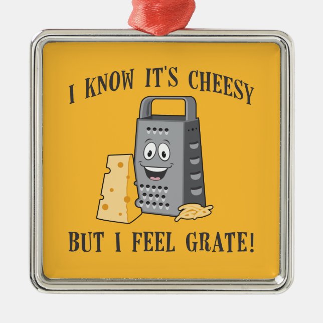 I Feel Grate Metal Tree Decoration (Front)
