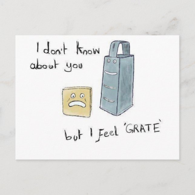 I Feel Grate - Pack of Postcards (Front)
