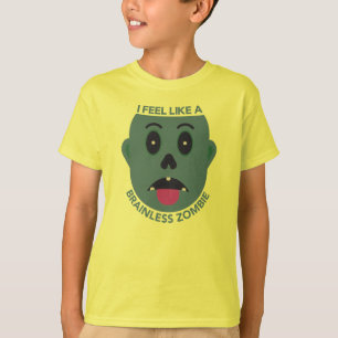 I Feel Like A Brainless Zombie Kids T-Shirt