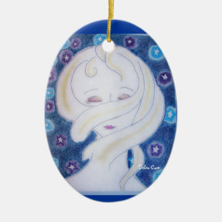 I feel my Universe-oval ornament