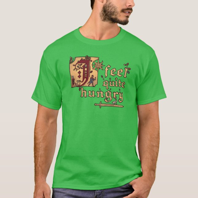 I feel quite hungry KCD Oversized T-Shirt (Front)