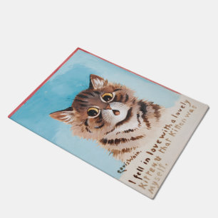 I Fell in Love With a Lovely Kitten (Myself) Doormat